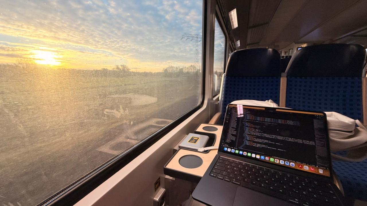 Coding on the train